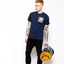 Load image into Gallery viewer, Outdoor Men's Sports Gym Bag PU Leather Training Shoulder Bag With Independent Shoes Pocket Mixed Color Sport Fitness Travel Bag
