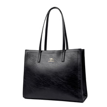 Load image into Gallery viewer, Vintage Large Capatity Tote Shoulder Bags Fashion Top-Handle Bags High Quality Pu Leather Bags Casual Letter Design Handbag
