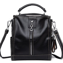 Load image into Gallery viewer, Small Backpack Multifunction Women Backpacks Vintage Leather School Bags For Girls Shoulder Bag Ladies Travel Backpack mochilas
