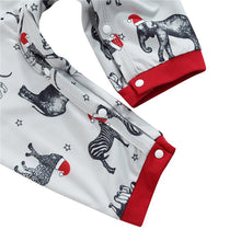 Load image into Gallery viewer, Blotona Family Matching Pajamas Set Adult Kids Long Sleeve O-Neck Animal Print Tops Pants Christmas Sleepwear Homewear Outfits
