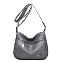 Load image into Gallery viewer, Kangaroo Female Leather Messenger Bags Feminina Bolsa Luxury Leather Handbags Women Bags Designer Ladies Shoulder Bag Sac A Main

