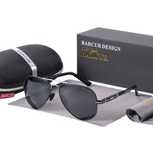 Load image into Gallery viewer, BARCUR Men Sunglasses Pilot Polarized Sun glasses Male Women accessories Driving Oculos Gafas De Sol
