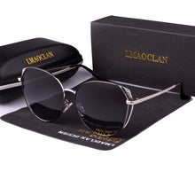 Load image into Gallery viewer, LMAOCLAN Polarized Sunglasses Women Ladies Sun Glasses Female Vintage  Oversized Eyewear UV400

