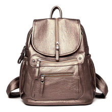 Load image into Gallery viewer, 2021 New Women Backpack High Quality Leather Backpack Fashion School Bags Casual Shoulder Bags Large Capacity Travel Backpack
