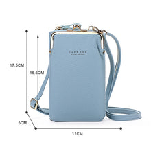 Load image into Gallery viewer, Geestock Women Crossbody Phone Bag for Lady Wallet Small Shoulder Bags Travel Portable Wallets Pocket Bags Coin Purse Card Pouch

