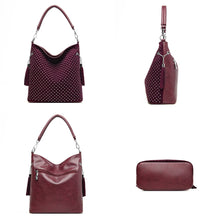 Load image into Gallery viewer, Soft Leather Luxury Designer Handbags Women Bags Fashion Diamond Design Crossbody Bag High Capacity Tote Bags for Women 2020
