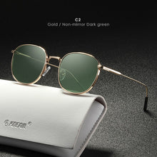 Load image into Gallery viewer, KDEAM Retro Style Round Sunglasses Women Fine lines Designer Vintage Glasses Lady with Leather Case
