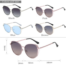 Load image into Gallery viewer, LMAOCLAN Polarized Sunglasses Women Ladies Sun Glasses Female Vintage  Oversized Eyewear UV400
