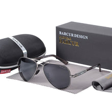 Load image into Gallery viewer, BARCUR Men Sunglasses Pilot Polarized Sun glasses Male Women accessories Driving Oculos Gafas De Sol
