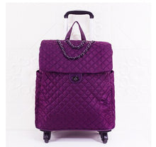 Load image into Gallery viewer, Women Travel trolley Luggage bag 20 Inch wheeled bags Laptop Business Travel trolley spinner suitcase luggage suitcase on wheels
