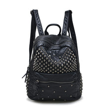 Load image into Gallery viewer, 2023 New Fashion Women Backpacks Washed Leather Backpacks Lady Girls Travel Women Bags Rivet Backpacks Student School Bag Hot
