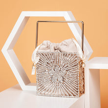 Load image into Gallery viewer, Shiny star Diamonds Evening Bags Women 2020 New Luxury Rhinestone Metal Cage Clutch Purse Female Chic Hollow Out Shoulder Bags
