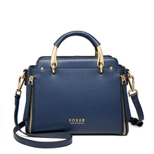 Load image into Gallery viewer, FOXER Handbag Women Purse Female Split Leather Crossbody Shoulder Bags Large Capacity Handbags Stylish Messenger Bags Chic Totes
