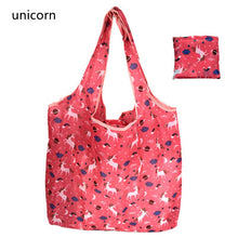 Load image into Gallery viewer, Nonwoven Reusable Shopping Bags Women Foldable Tote Bag Folding Large Capacity Handbags Portable Cloth Eco Grocery Bag
