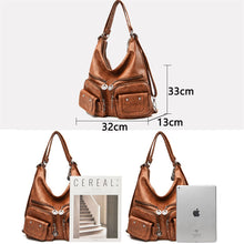 Load image into Gallery viewer, Large Backpack Multifunction Women Backpacks Leather School Bags For Teenage Girls Shoulder Bag Ladies Travel Backpack mochilas
