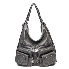 Load image into Gallery viewer, Large Backpack Multifunction Women Backpacks Leather School Bags For Teenage Girls Shoulder Bag Ladies Travel Backpack mochilas
