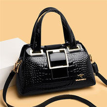 Load image into Gallery viewer, 2 layer Large Capacity Tote Bag Luxury Handbags Women Bags Designer Crocodile Pattern Ladies Boston Shoulder Bag High Quality
