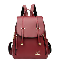 Load image into Gallery viewer, Fashion Women Soft Leather Backpacks Female School Book Bags Large Capacity Shopping Travel Knapsack Femme New Casual Rucksack
