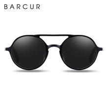 Load image into Gallery viewer, BARCUR Brand Light Weight Round Sunglasses Luxury Brand Men Glasses Retro Vintage Women Sun glasses
