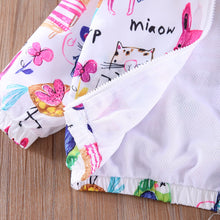Load image into Gallery viewer, Graffiti Cartoon Pattern Jacket Boys And Girls  Apparel Children's Clothing 2-7y Long-sleeved Jacket Fashion Sports Jacket
