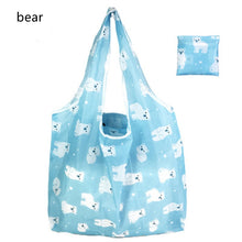 Load image into Gallery viewer, Nonwoven Reusable Shopping Bags Women Foldable Tote Bag Folding Large Capacity Handbags Portable Cloth Eco Grocery Bag

