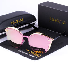 Load image into Gallery viewer, LMAOCLAN Women Polarized Sunglasses Luxury Fashion Cat Eye Ladies Vintage Brand Designer Female Sun Glasses Oculos Gafas
