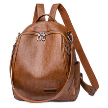 Load image into Gallery viewer, 2021 Hot High Quality Leather Backpacks Women High Capacity Travel Backpack School Bags for Teenage Girls Shoulder Bags Mochilas
