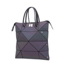 Load image into Gallery viewer, 2022 New Luminous Messenger Bags Women Geometry Handbag Casual Female PU Folding Tote Bags Women Diamond Crossbody Shoulder Bag
