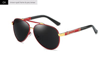 Load image into Gallery viewer, Blanche Michelle Pilot Polarized Sunglasses Men 2020 Brand Mirror Sun Glasses Driving UV400 Alloy Gafas De Sol Oculos With Box
