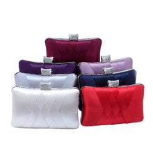 Load image into Gallery viewer, Women Clutch Bags Satin Bride Bag Purse Designer Gentle Evening Bags Party Handbag Wedding Clutch Wallet Shoulder Bag 7395

