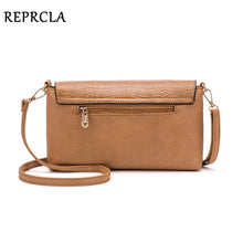 Load image into Gallery viewer, REPRCLA Fashion Women Shoulder Bag Designer Handbag Leather Women's Crossbody Messenger Bags Ladies Purse Female Flap Bolsa
