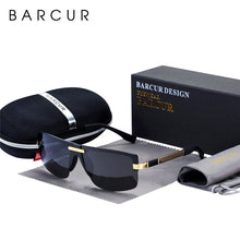 Load image into Gallery viewer, BARCUR Polarized Sunglasses Men Sun Glasses For Driving Durable Eyewear Gafas Oculos De Sol
