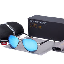 Load image into Gallery viewer, BARCUR New Polarized Sunglasses Men Women Driving Sun Glasses Male Goggle UV400 Gafas De Sol
