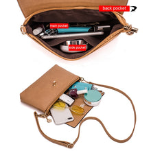 Load image into Gallery viewer, REPRCLA Fashion Women Shoulder Bag Designer Handbag Leather Women's Crossbody Messenger Bags Ladies Purse Female Flap Bolsa
