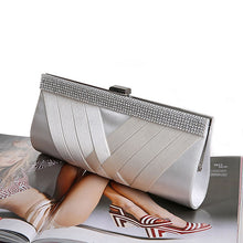 Load image into Gallery viewer, Women Day Clutch Ladies Purse Chain Handbags Women Evening Bag Purple Bride Wedding Party Hand Bags Clutches bolsas mujer XA187C
