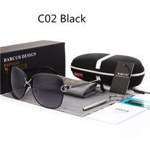 Load image into Gallery viewer, BARCUR New Fashion Sunglasses Women White Frame Gradient Polarized Sun Glasses Driving UV400 Eyewear with Update Box Free
