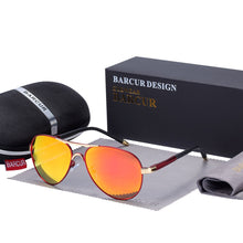 Load image into Gallery viewer, BARCUR New Polarized Sunglasses Men Women Driving Sun Glasses Male Goggle UV400 Gafas De Sol

