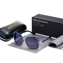 Load image into Gallery viewer, BARCUR Brand Designer Fashion Lady Polarized Sunglasses Women UV400 Gradient Lens Driving Sun Glasses With Original Case
