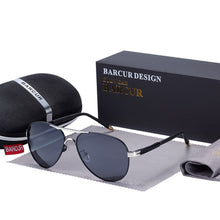 Load image into Gallery viewer, BARCUR New Polarized Sunglasses Men Women Driving Sun Glasses Male Goggle UV400 Gafas De Sol

