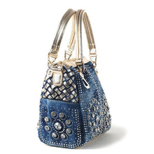 Load image into Gallery viewer, iPinee Casual Ladies Tote Bags Designer Crystal Diamond Women Messenger Bags Famous Brand Luxury Handbags Women Bags
