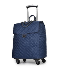 Load image into Gallery viewer, Brand Women carry on Luggage bag Cabin travel Trolley Bags on wheels rolling luggage bag for women Trolley Suitcase wheeled Bag
