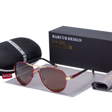 Load image into Gallery viewer, BARCUR New Polarized Sunglasses Men Women Driving Sun Glasses Male Goggle UV400 Gafas De Sol
