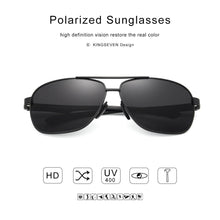 Load image into Gallery viewer, KINGSEVEN New Aluminum Brand New Polarized Sunglasses Men Fashion Sun Glasses Travel Driving Male Eyewear Oculos N7188
