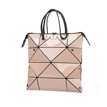Load image into Gallery viewer, 2022 New Luminous Messenger Bags Women Geometry Handbag Casual Female PU Folding Tote Bags Women Diamond Crossbody Shoulder Bag

