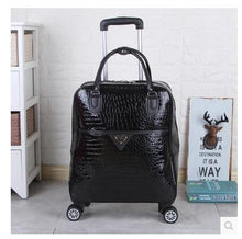 Load image into Gallery viewer, Brand 22 inch Women travel luggage Trolley Bag on wheels Travel Suitcase Travel Rolling Bag Baggage Suitcase Travel wheeled bag
