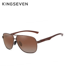 Load image into Gallery viewer, KINGSEVEN New Aluminum Brand New Polarized Sunglasses Men Fashion Sun Glasses Travel Driving Male Eyewear Oculos N7188
