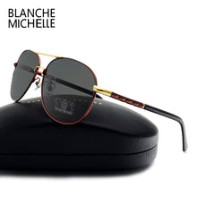 Load image into Gallery viewer, Haute qualité lunettes de soleil hommes polarisés UV400 conduite lunettes de soleil hommes Vintage Anti-éblouissement lunettes de soleil 2022 okulary oculos avec boîte sunglasses men sun glasses man sunglass mens
