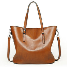 Load image into Gallery viewer, Luxury Designer Women Shoulder Bags Leather Large Capacity Oil Leather Handbags Crossbody Bag For Women Handbag Bolsas Feminina
