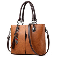 Load image into Gallery viewer, Luxury Handbags Women Bags Designer Big Crossbody bags For Women 2022 Solid Shoulder Bag Leather Handbag sac bolsa feminina
