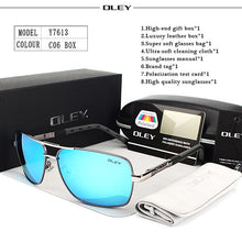 Load image into Gallery viewer, OLEY Brand Men's Polarized Sunglasses women Sun Glasses Driving Goggles Oculos Support logo customization Y8724

